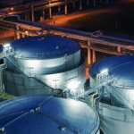 Ilmakuva säiliöistä.